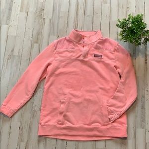 Vineyard Vine Quarter Button Up Sweatshirt